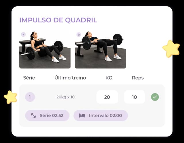 Exercite-se e acompanhe seu progresso
