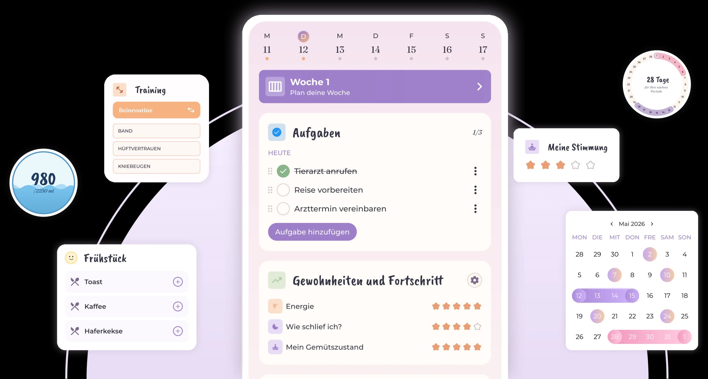 Organisiere dein Leben an einem Ort — YouDailyPlan