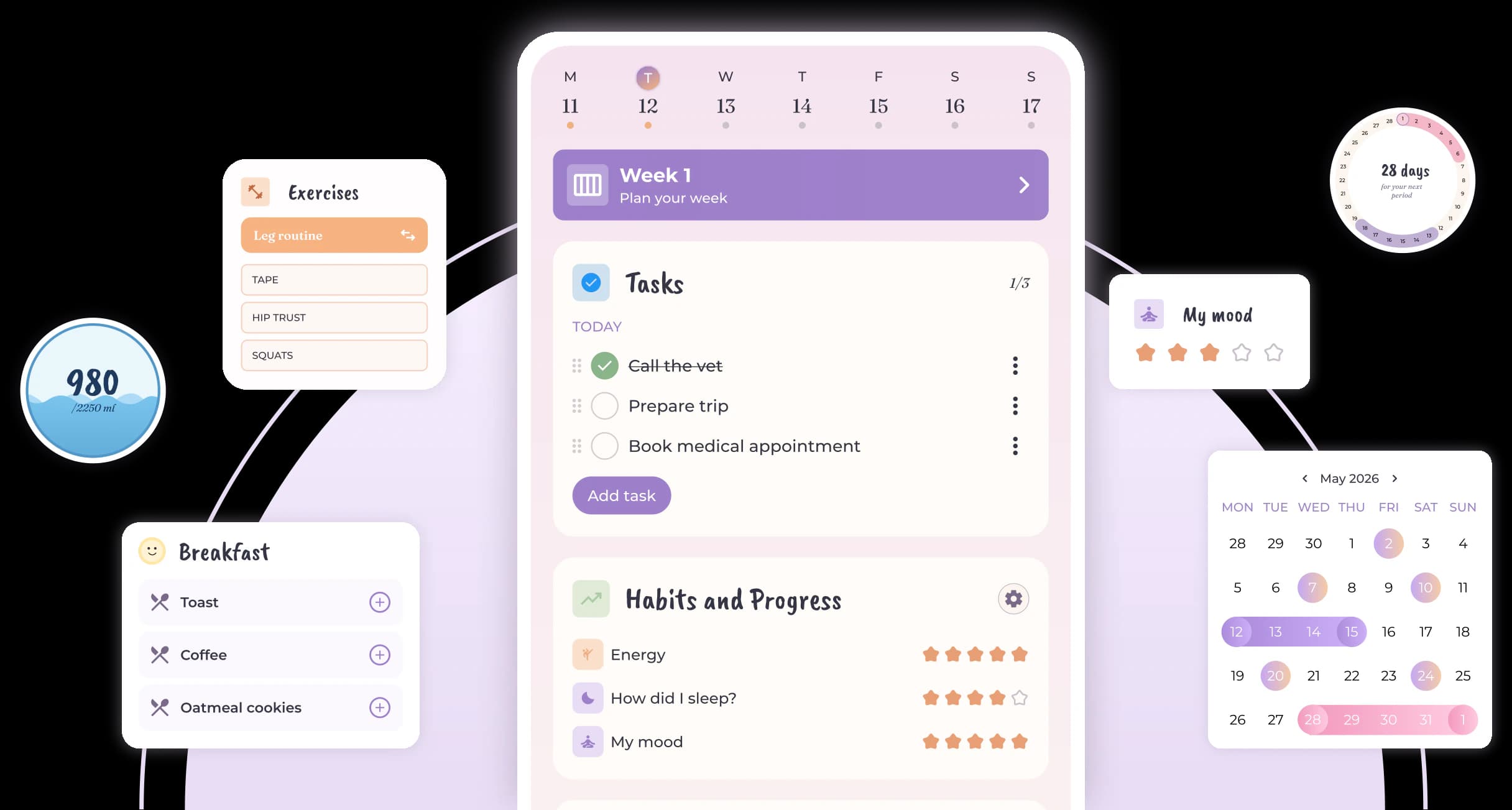 Organize your life in one place — YouDailyPlan