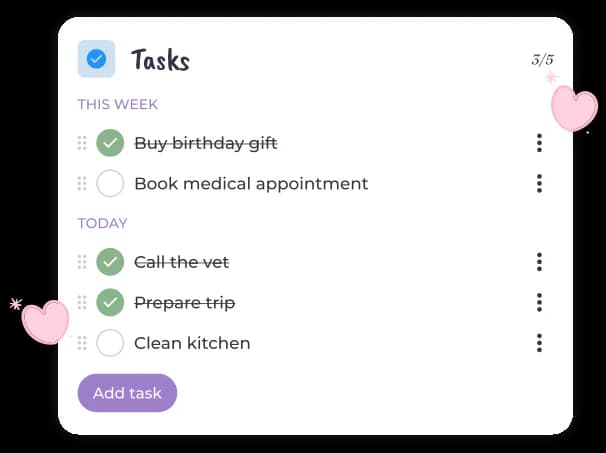 Organize everything you need to do