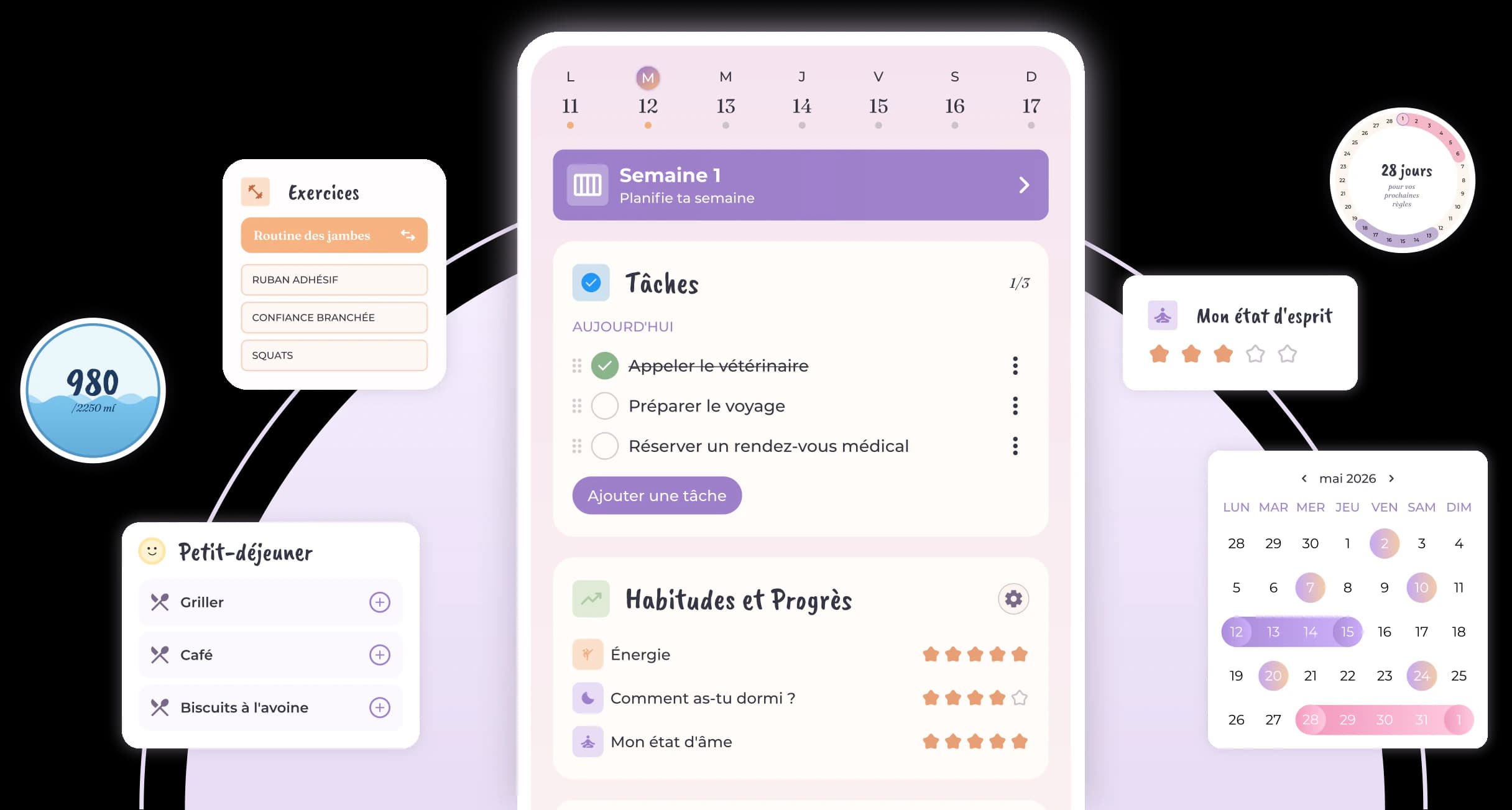 Organisez votre vie au même endroit — YouDailyPlan